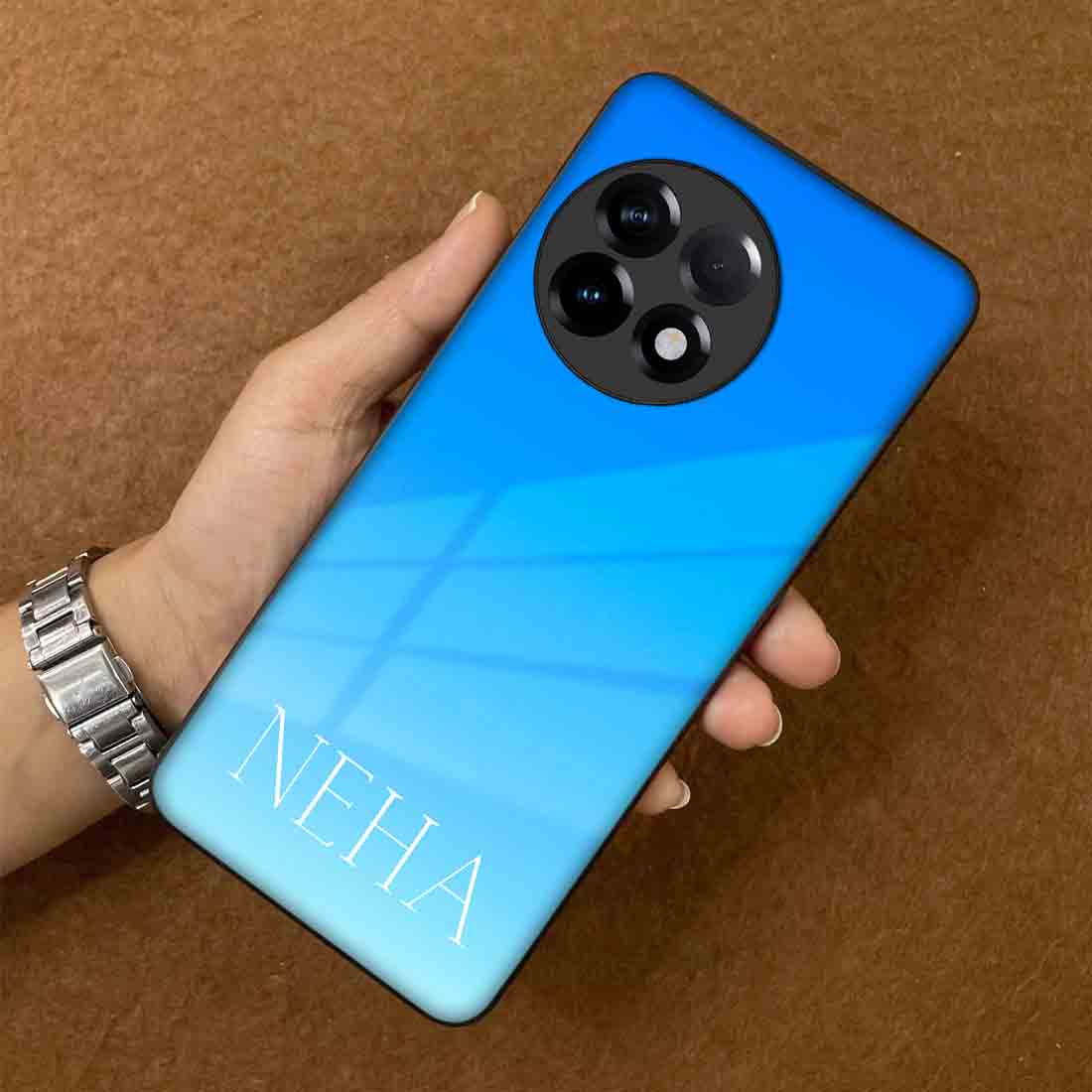 One Plus 11R Case Customized Moblie Back Cover With Calligraphy Name - Gradients - Image 6