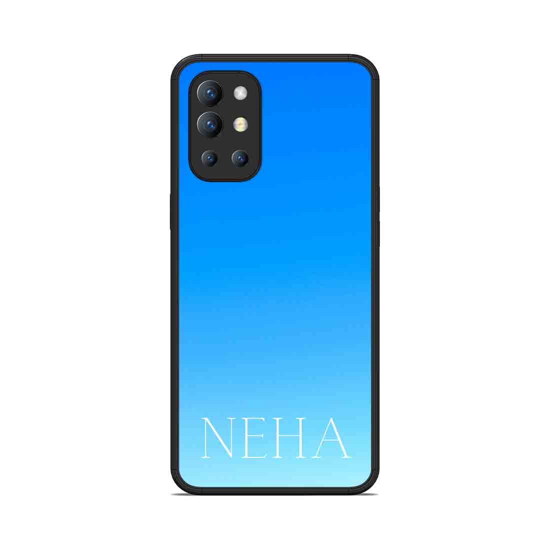 Oneplus 9R Mobile Cover Custom Design Phone Case Back Cover with Calligraphy Name - Gradients - Image 2