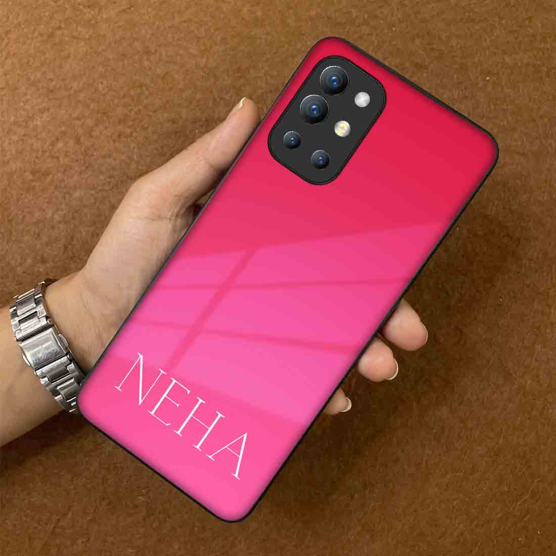 Oneplus 9R Mobile Cover Custom Design Phone Case Back Cover with Calligraphy Name - Gradients - Image 6