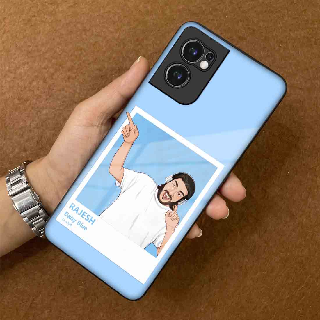 Oneplus Nord CE 2 5G Cover Case with Photo Custom Design Back Case - Cartoonify From Photo - Image 3