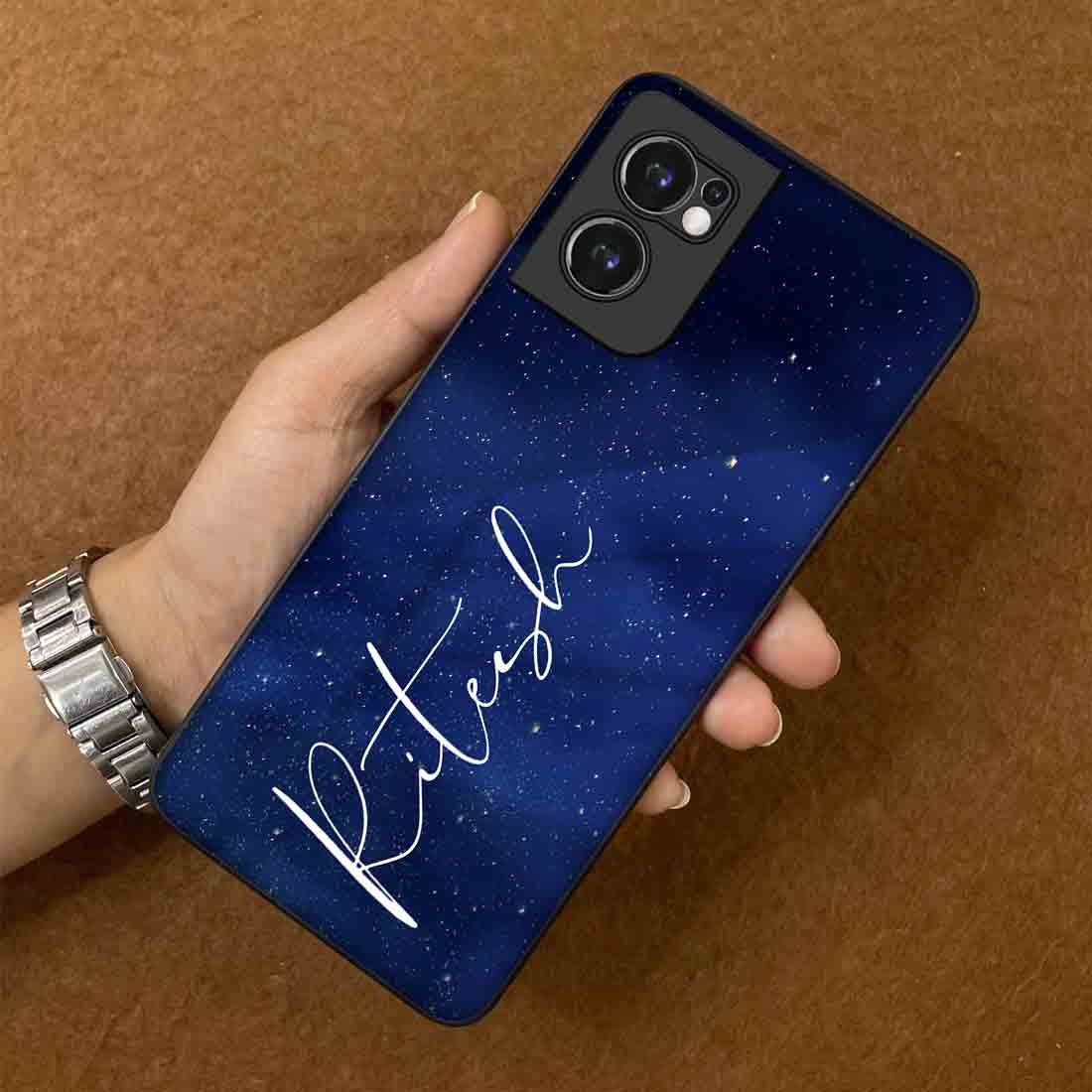 Oneplus Nord CE 2 Cover Custom Design One Plus Case with Name - Starry Night - Image 3