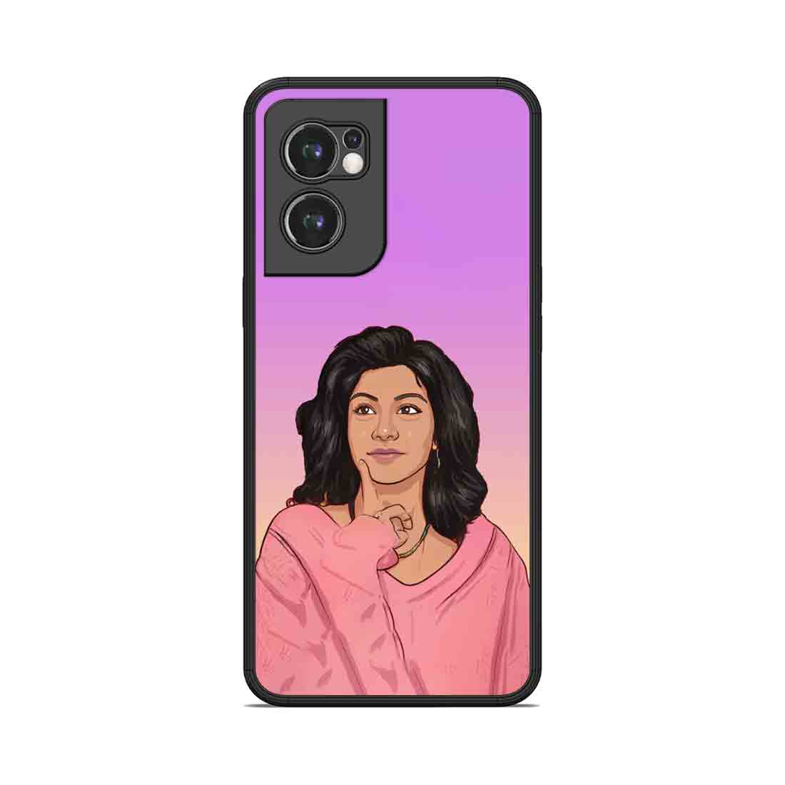 Oneplus Nord CE2 5G Back Cover with Photo Custom Design Back Case - Cartoonify From Photo - Image 2