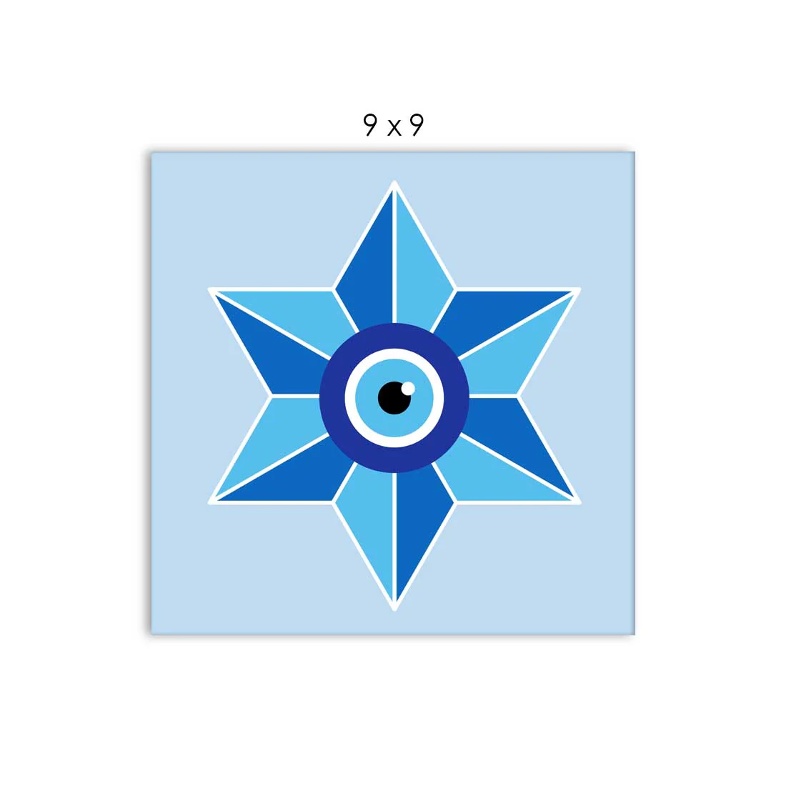 Decorative Wall Art Décor for Bedroom Dining Area Set of 3 - Evil Eye Protector - Image 7
