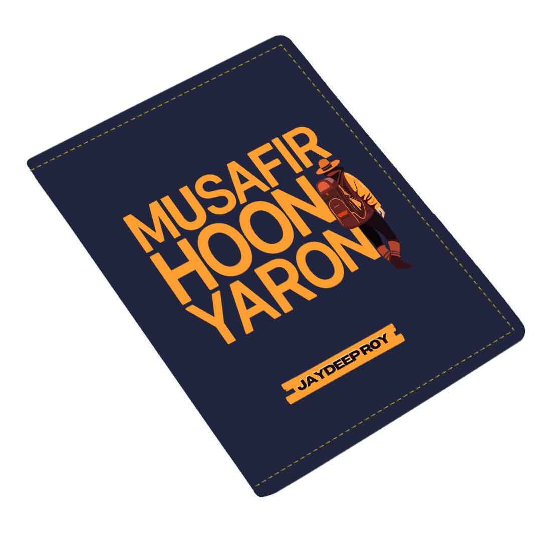 Passport Cover for Guys Faux Leather Custom Covers for Passports - Musafir Hoon - Image 10