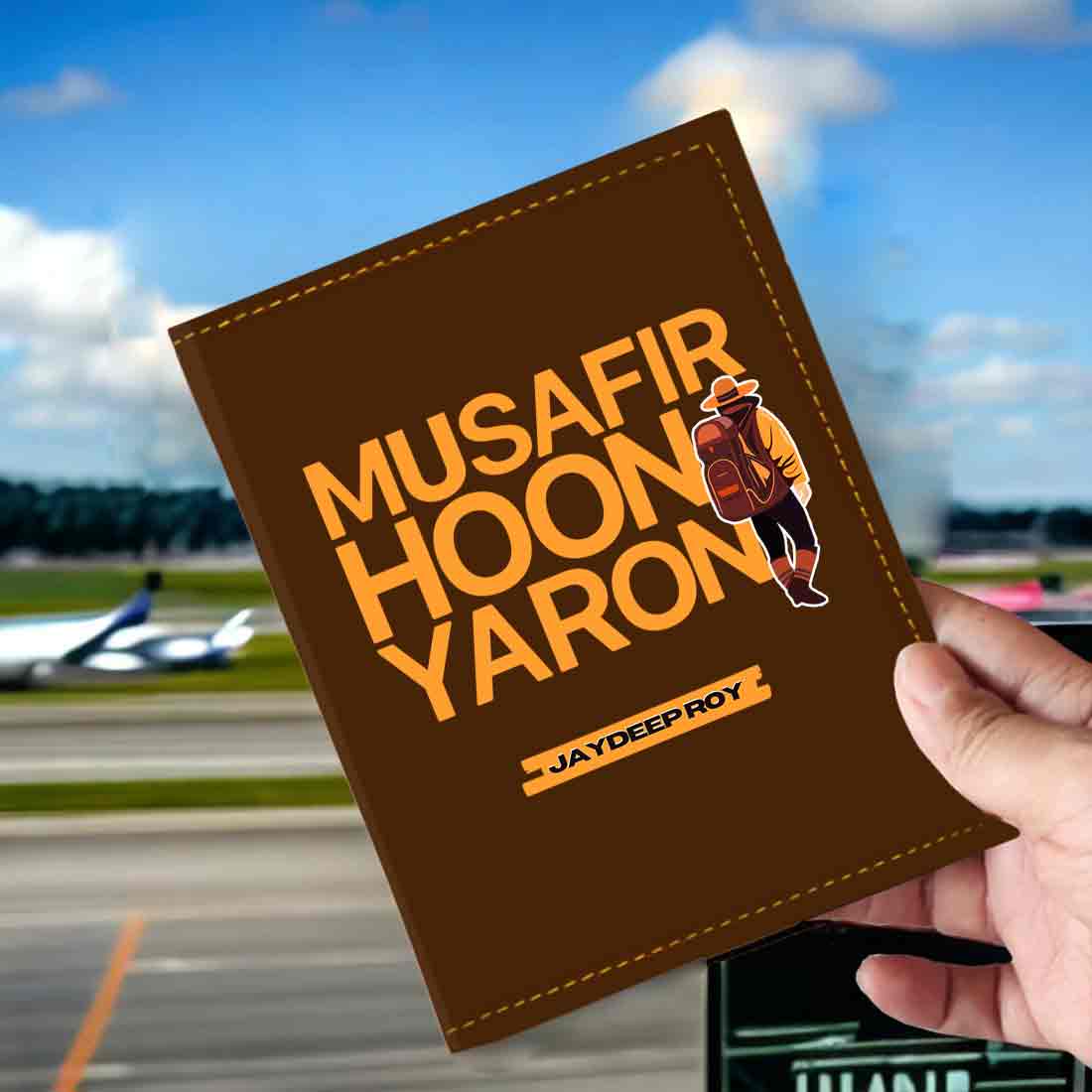 Passport Cover for Guys Faux Leather Custom Covers for Passports - Musafir Hoon - Image 16