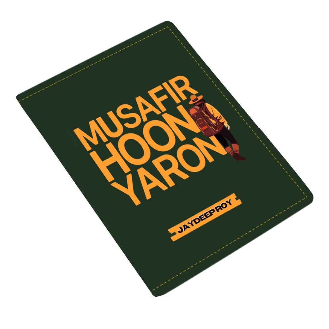 Passport Cover for Guys Faux Leather Custom Covers for Passports - Musafir Hoon - Image 18