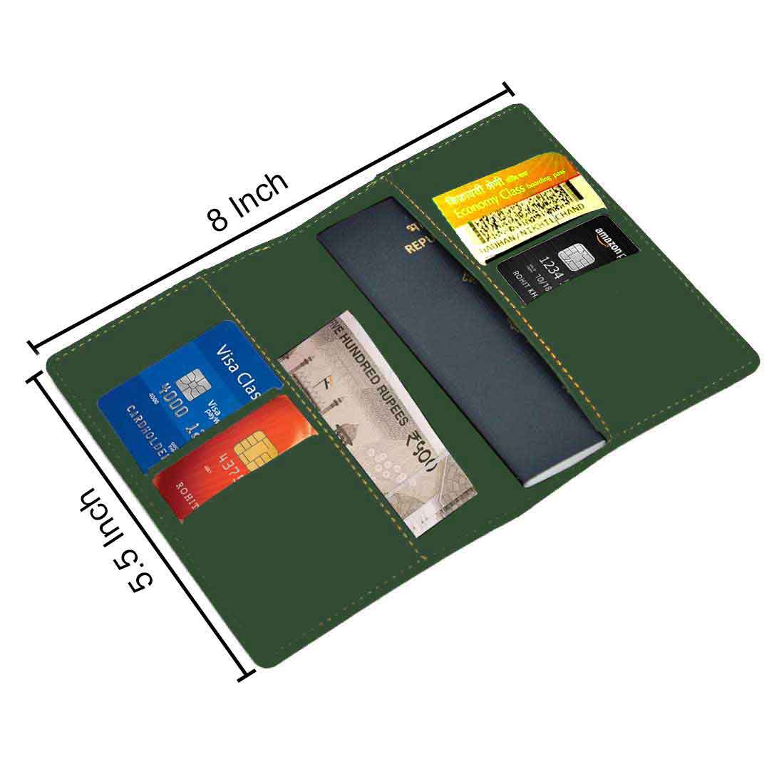 Passport Cover for Guys Faux Leather Custom Covers for Passports - Musafir Hoon - Image 19