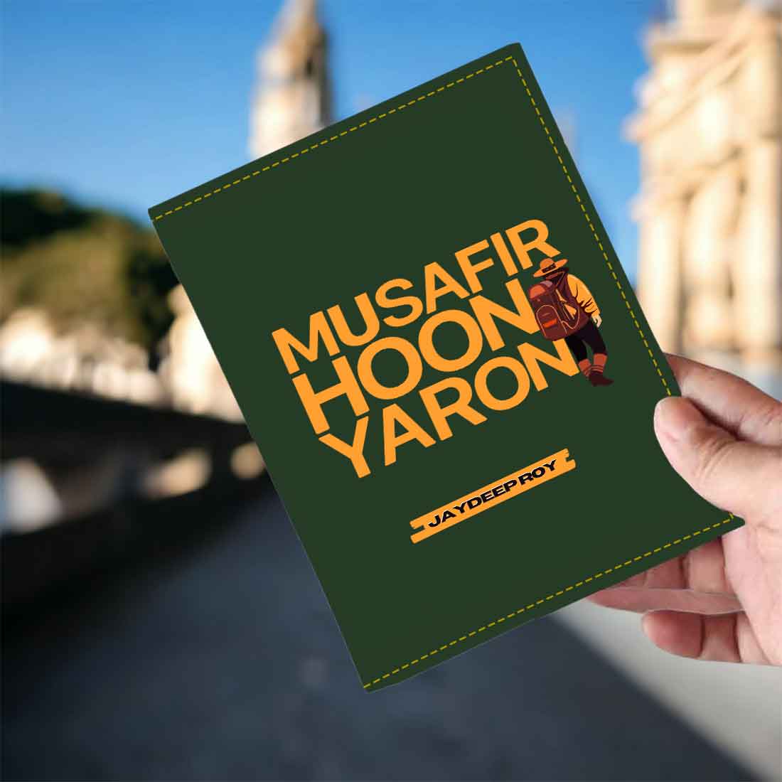 Passport Cover for Guys Faux Leather Custom Covers for Passports - Musafir Hoon - Image 21