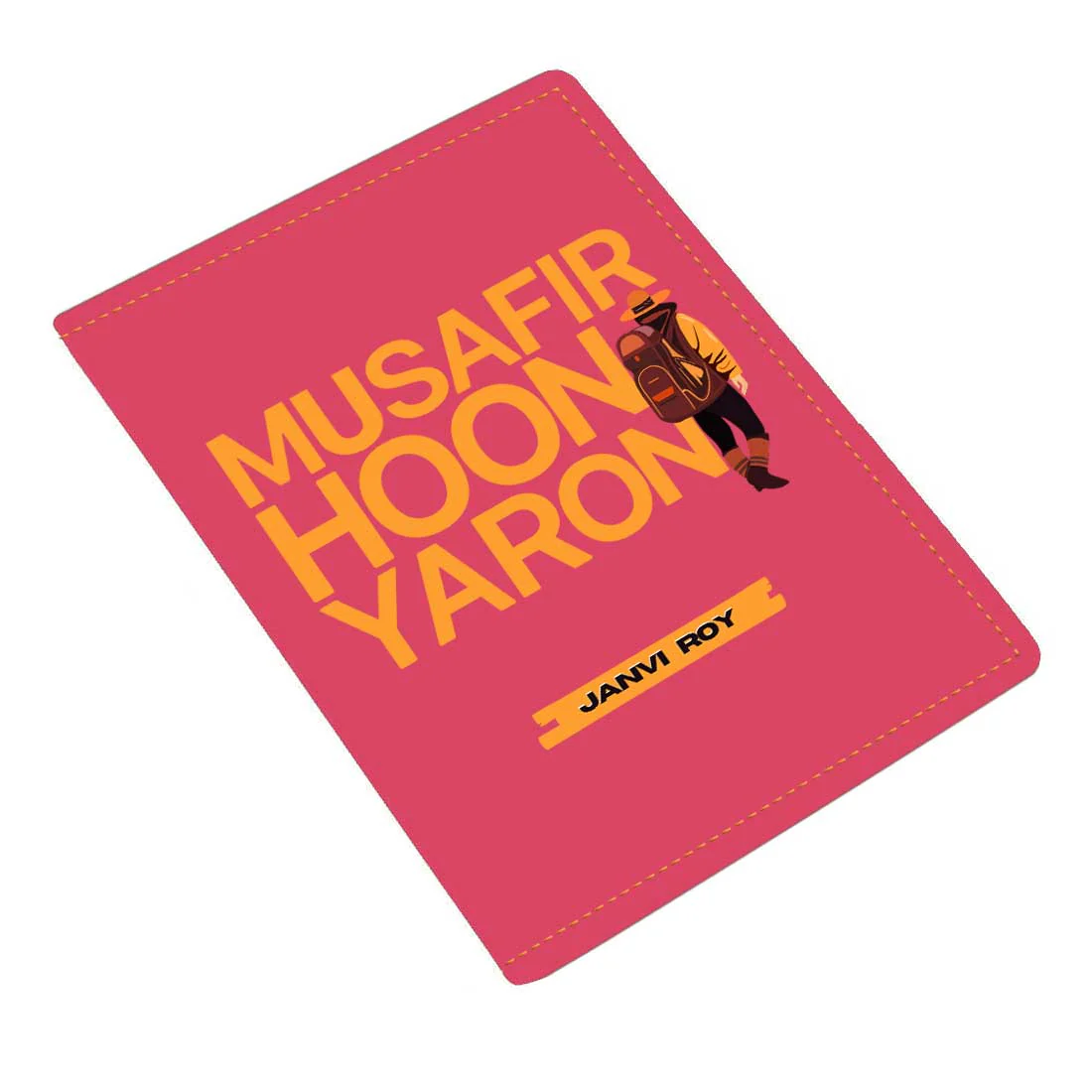 Passport Cover for Guys Faux Leather Custom Covers for Passports - Musafir Hoon - Image 22