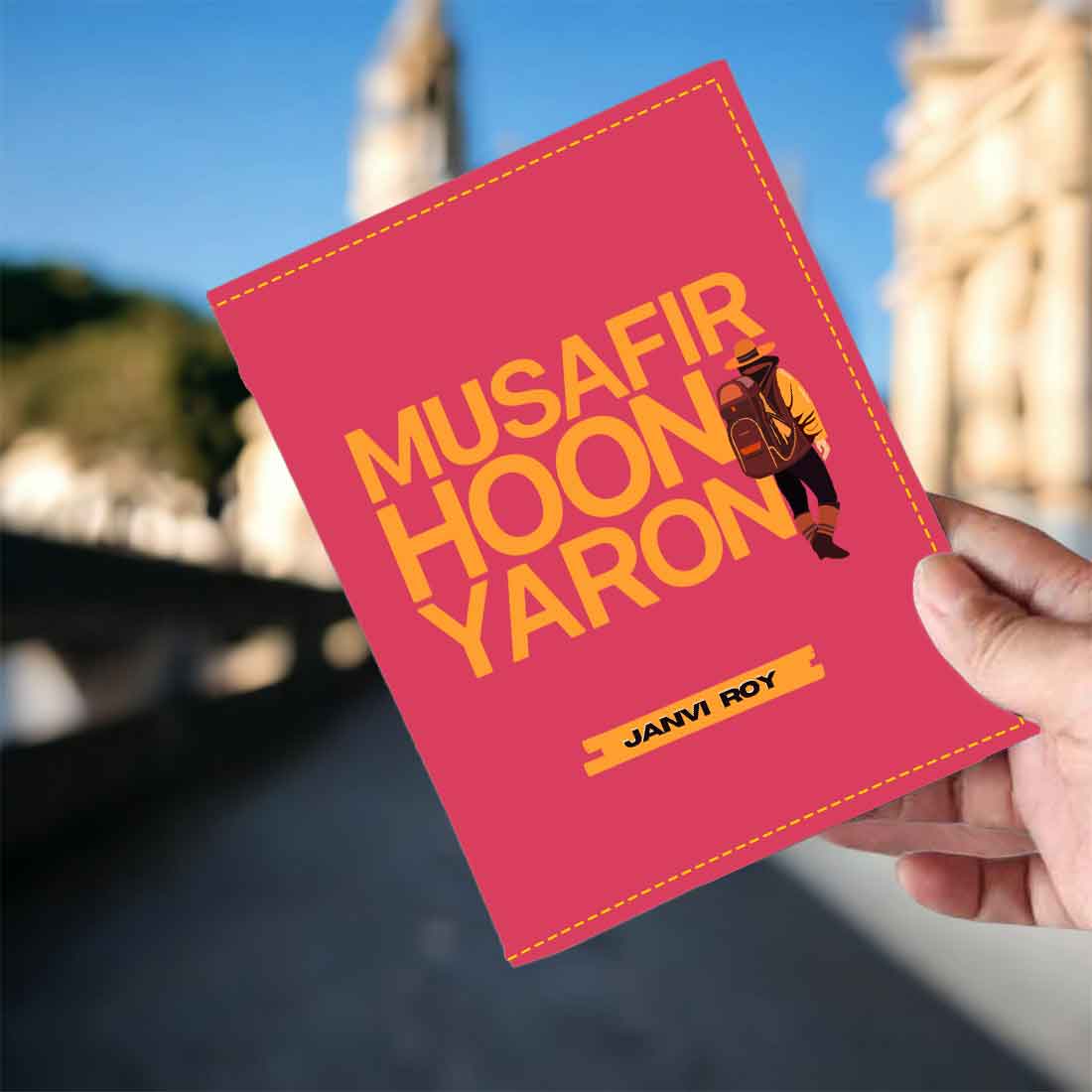 Passport Cover for Guys Faux Leather Custom Covers for Passports - Musafir Hoon - Image 24