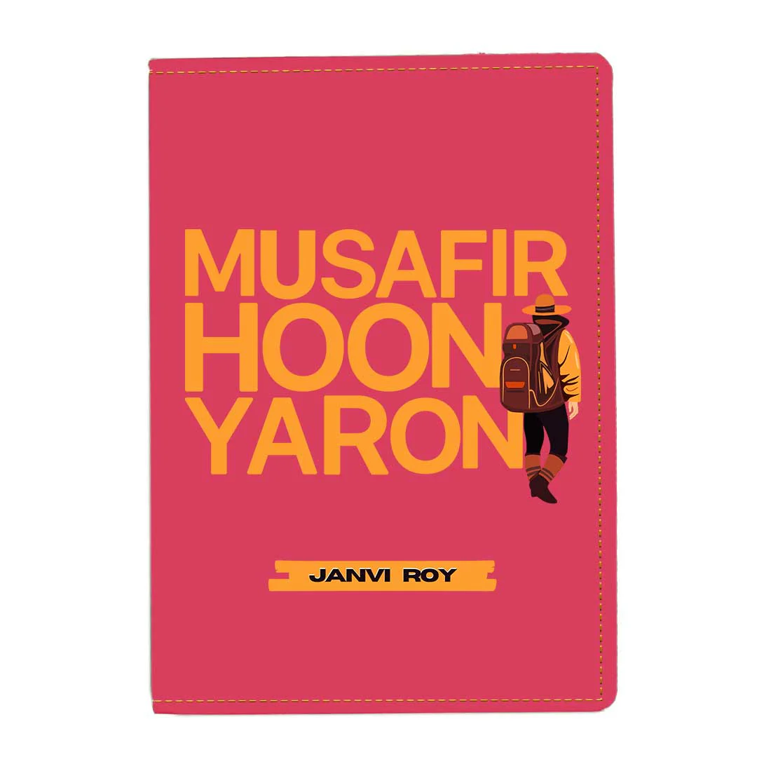 Passport Cover for Guys Faux Leather Custom Covers for Passports - Musafir Hoon - Image 25