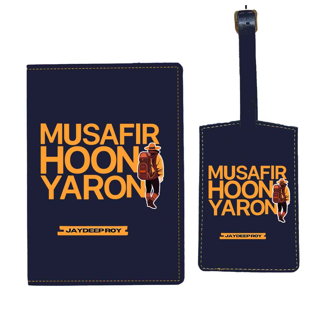 Passport Cover for Guys Faux Leather Custom Covers for Passports - Musafir Hoon - Image 34