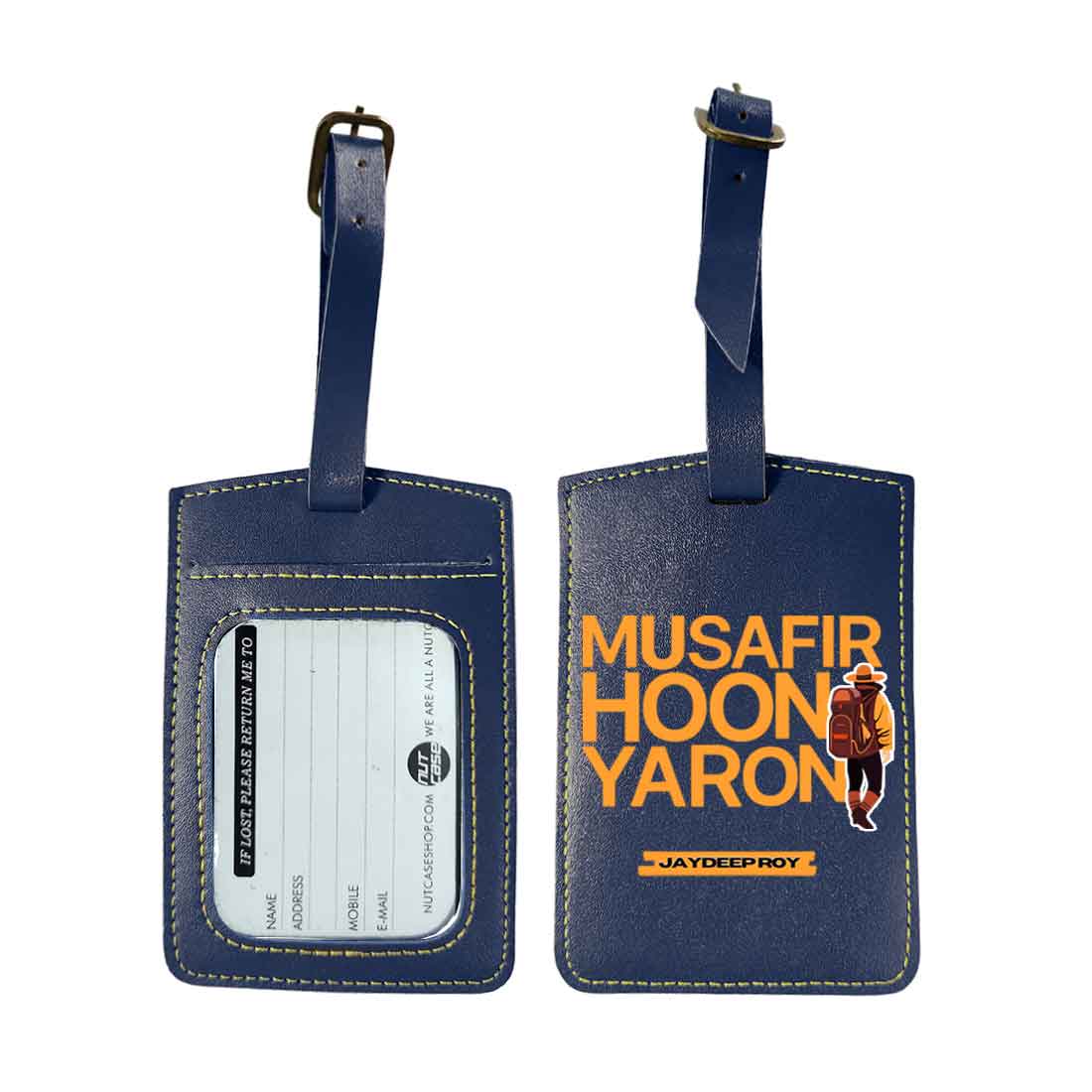 Passport Cover for Guys Faux Leather Custom Covers for Passports - Musafir Hoon - Image 36