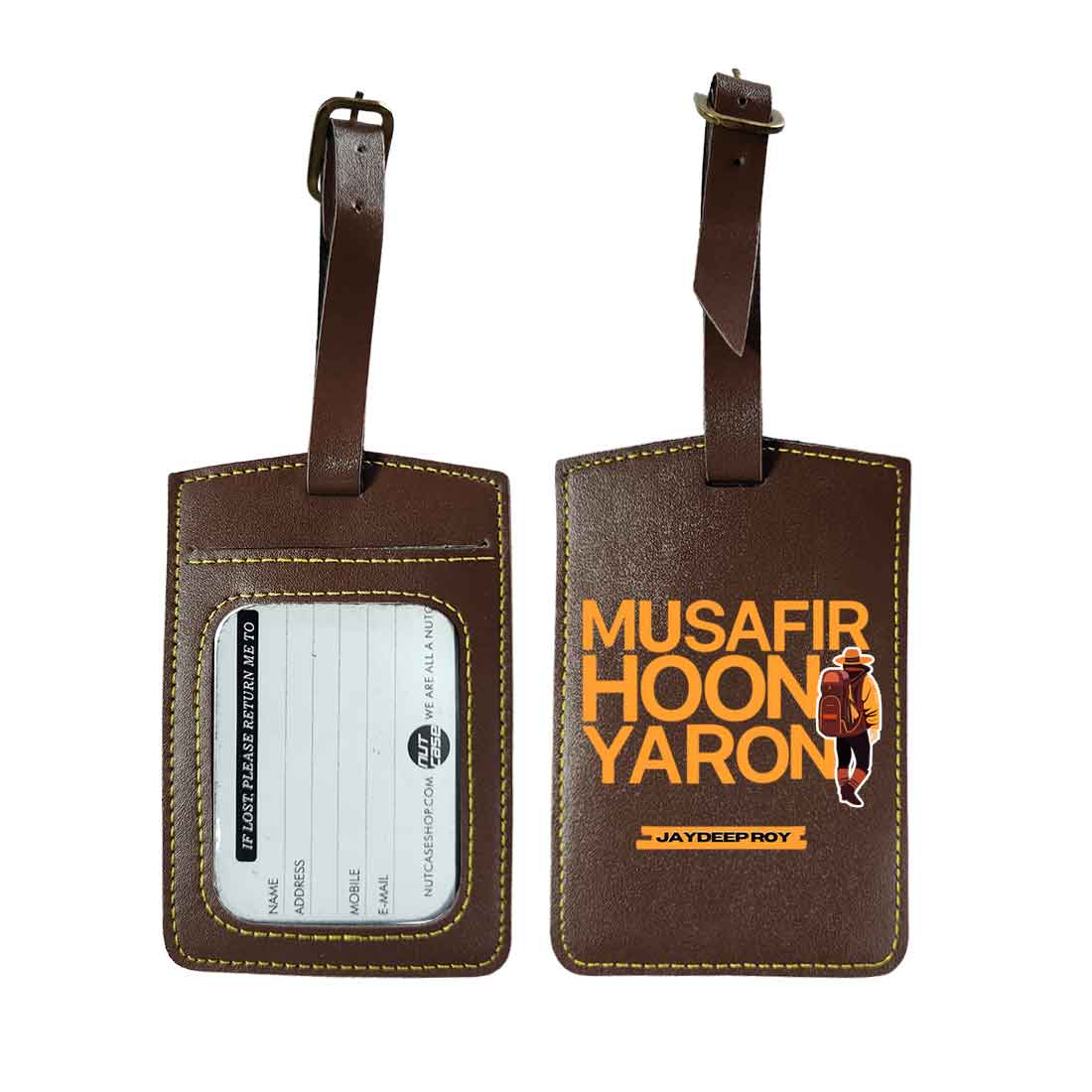 Passport Cover for Guys Faux Leather Custom Covers for Passports - Musafir Hoon - Image 39