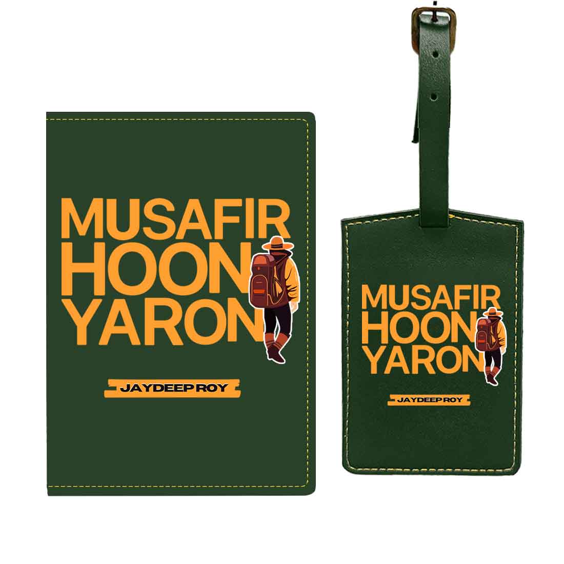 Passport Cover for Guys Faux Leather Custom Covers for Passports - Musafir Hoon - Image 40