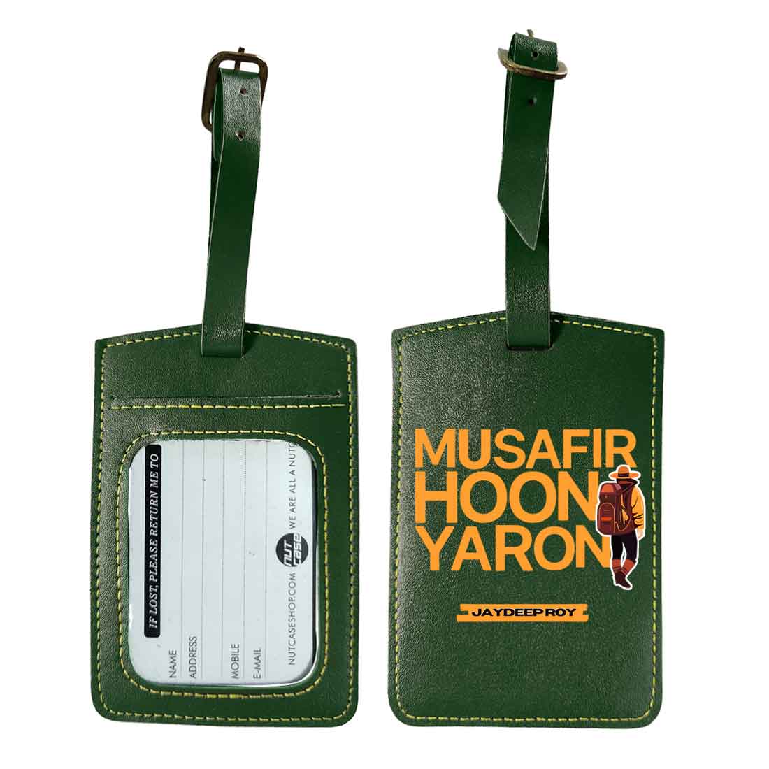 Passport Cover for Guys Faux Leather Custom Covers for Passports - Musafir Hoon - Image 42