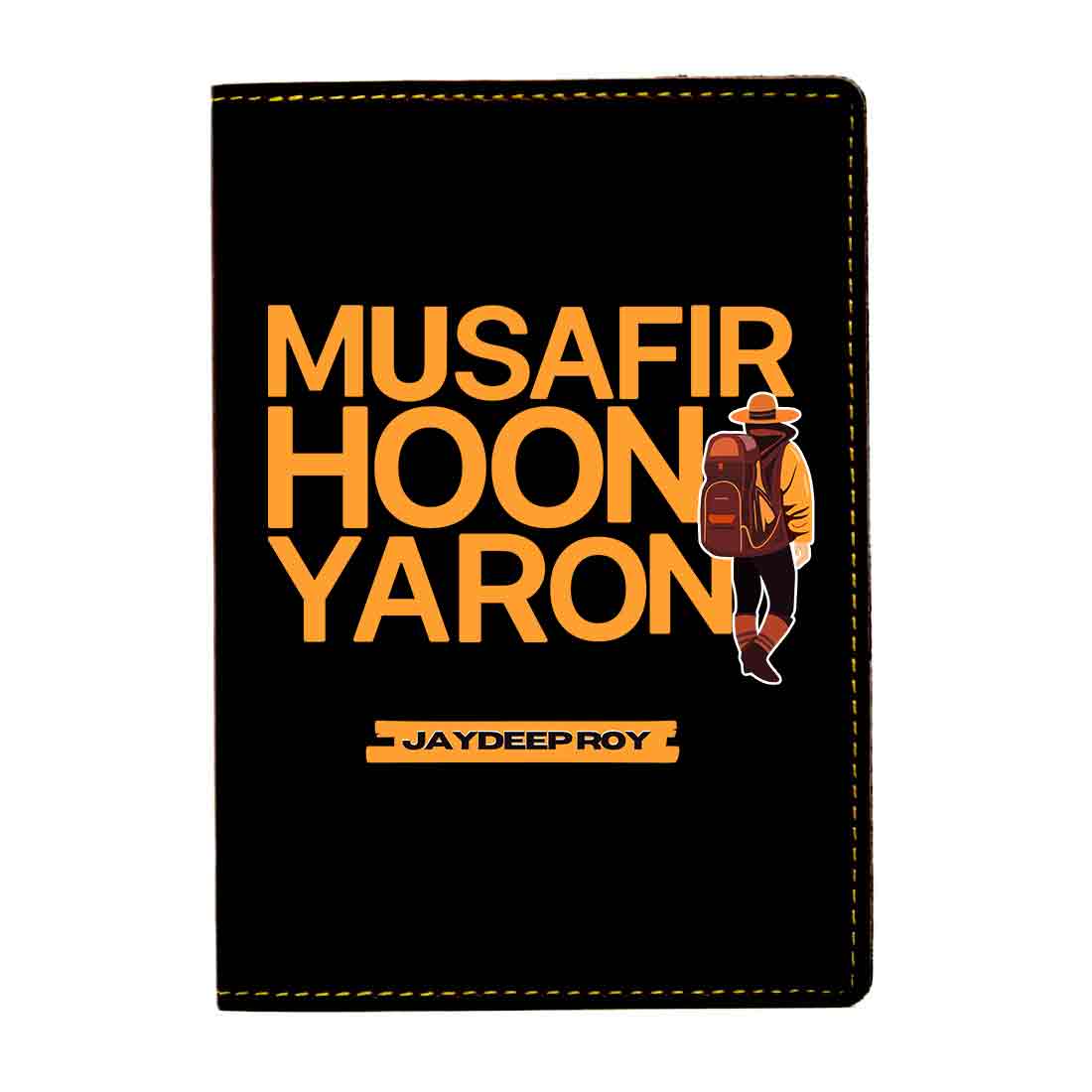 Passport Cover for Guys Faux Leather Custom Covers for Passports - Musafir Hoon - Image 5