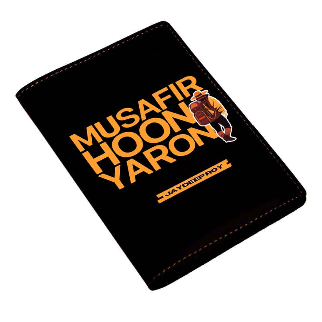 Passport Cover for Guys Faux Leather Custom Covers for Passports - Musafir Hoon - Image 6