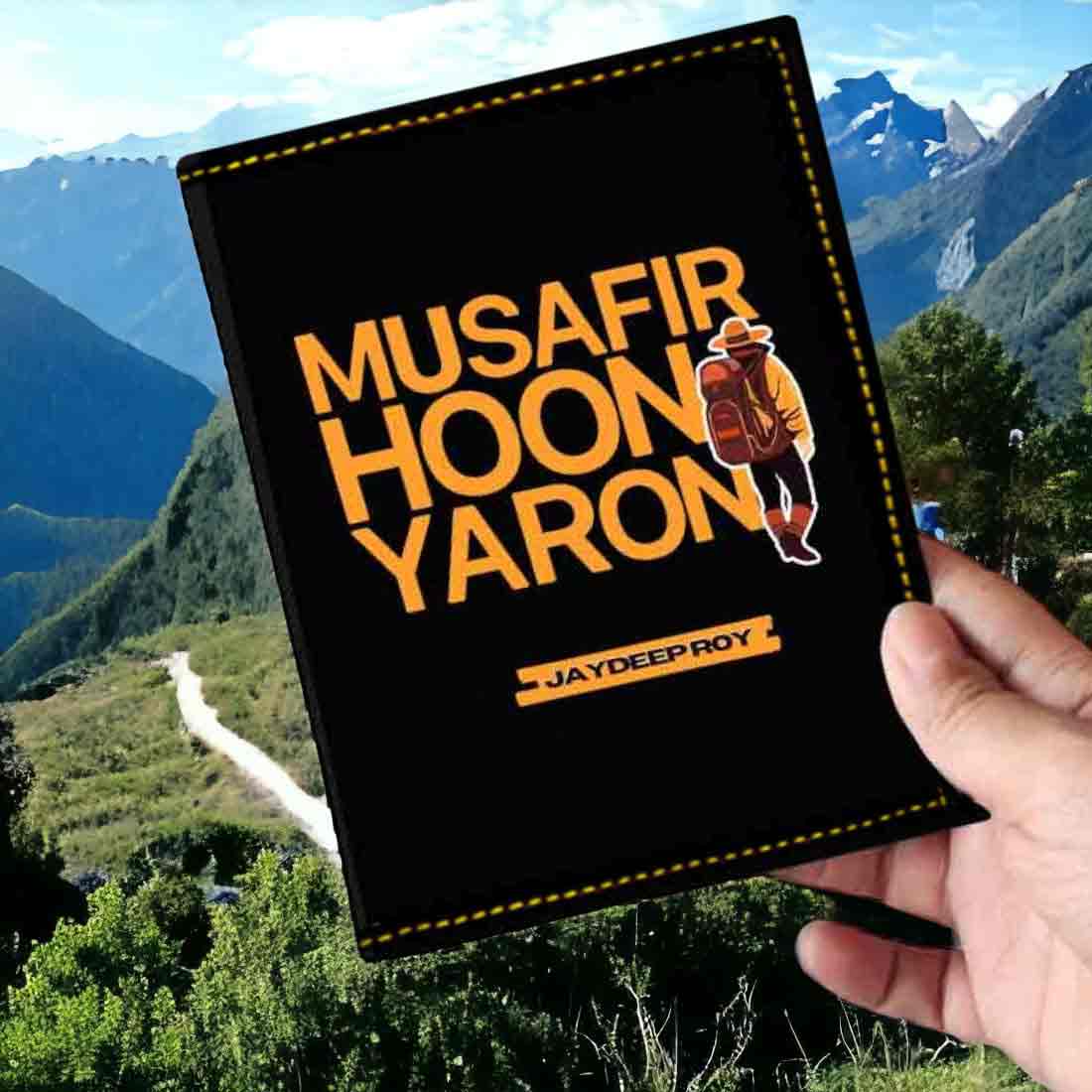Passport Cover for Guys Faux Leather Custom Covers for Passports - Musafir Hoon - Image 8