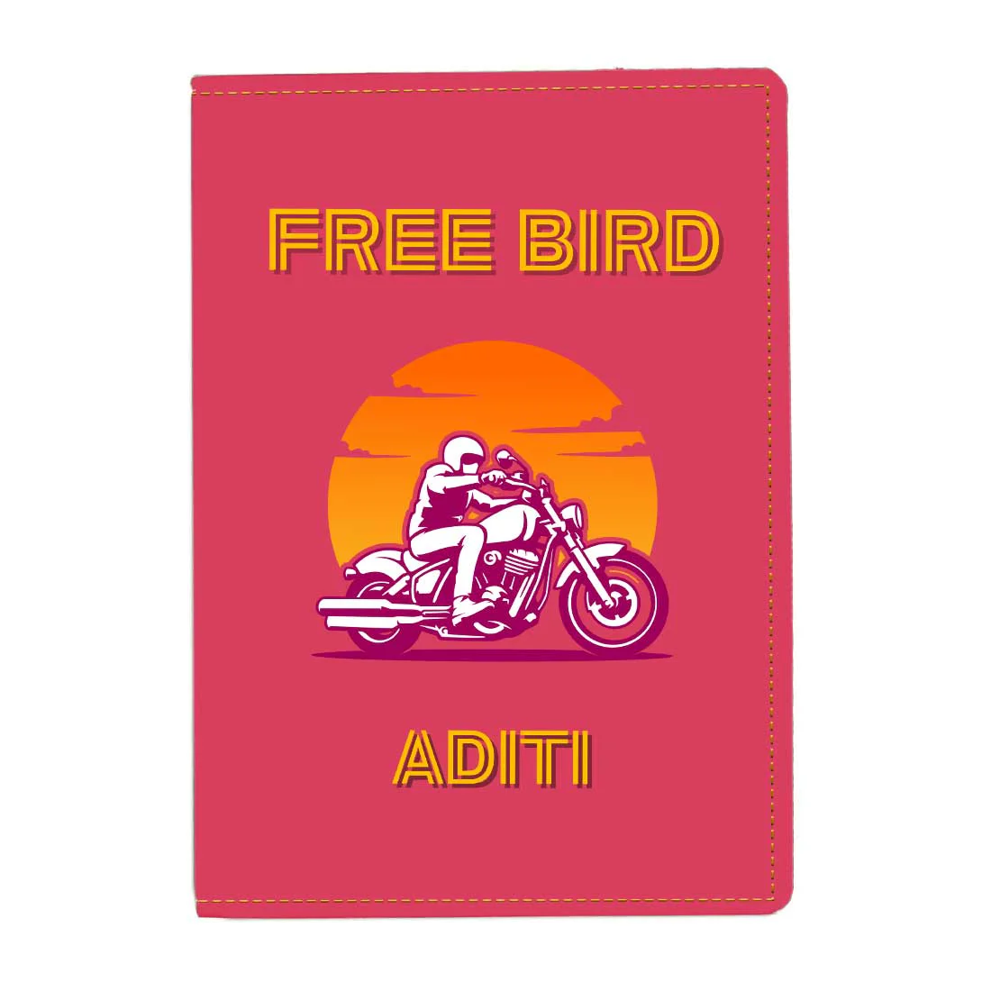 Passport Cover for Men Vegan Leather Custom Cases for Passports - Free Bird - Image 21