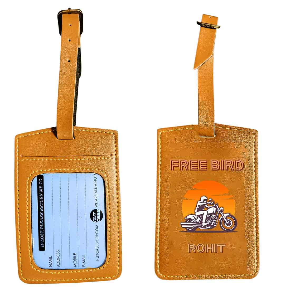 Passport Cover for Men Vegan Leather Custom Cases for Passports - Free Bird - Image 29