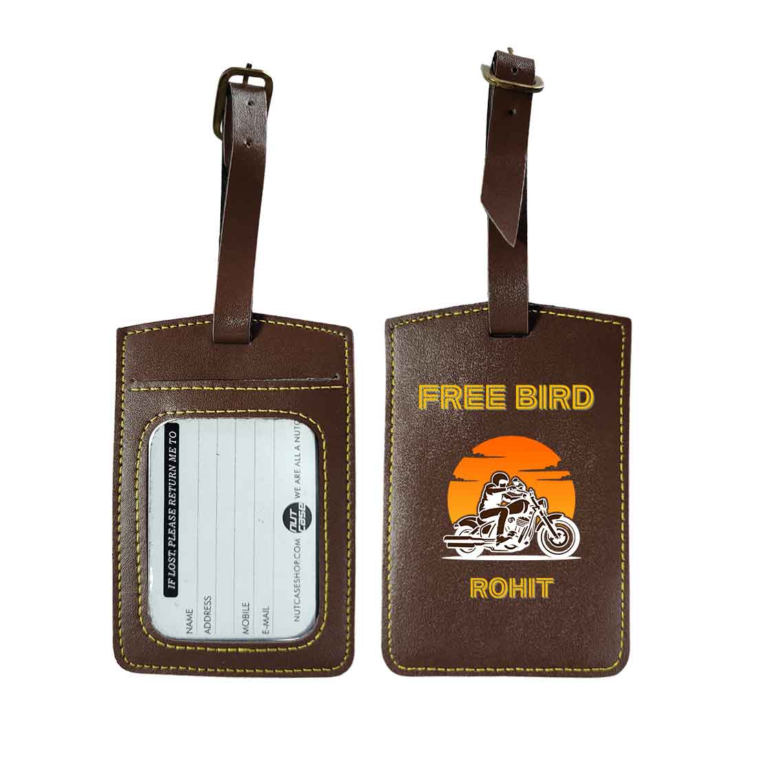 Passport Cover for Men Vegan Leather Custom Cases for Passports - Free Bird - Image 38