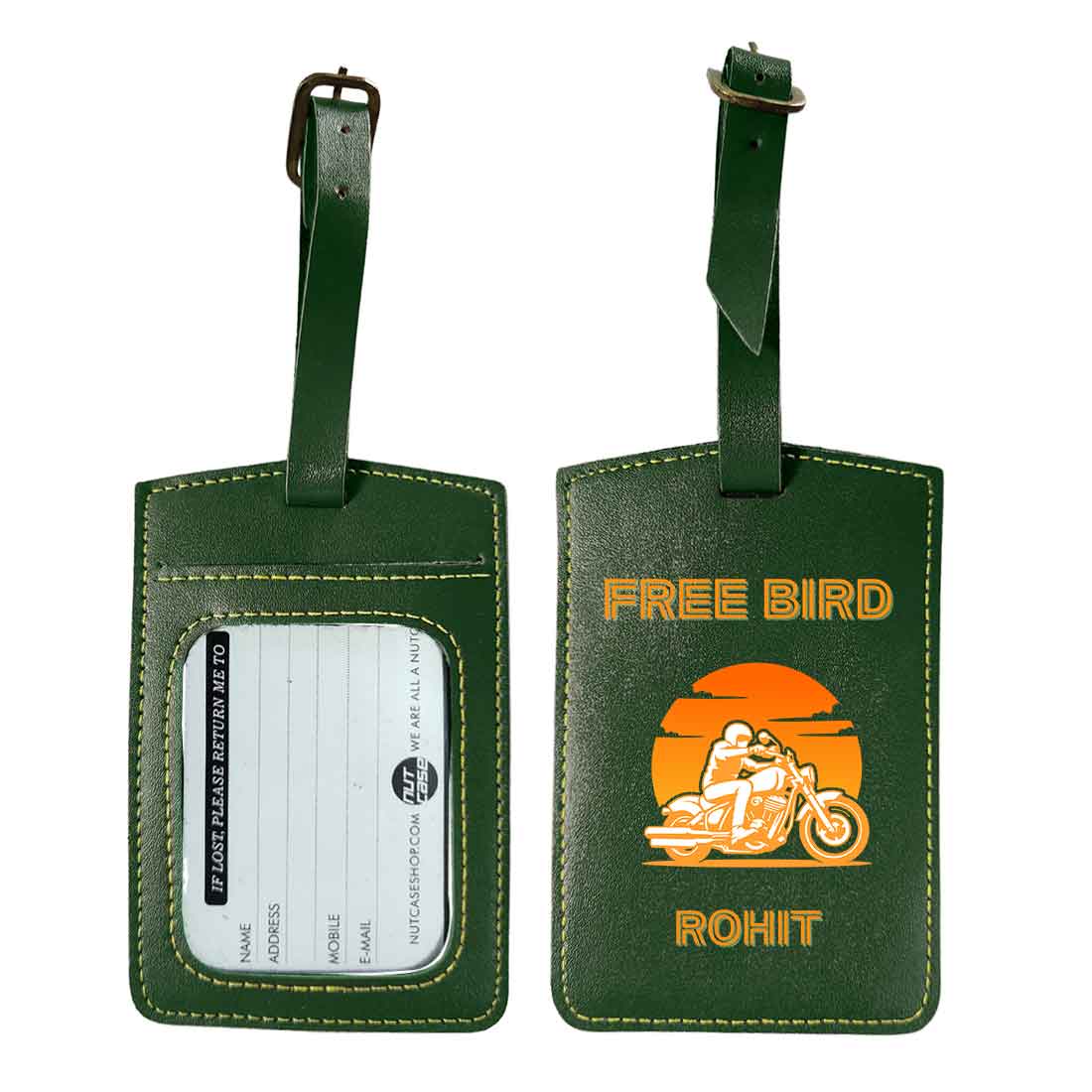 Passport Cover for Men Vegan Leather Custom Cases for Passports - Free Bird - Image 41