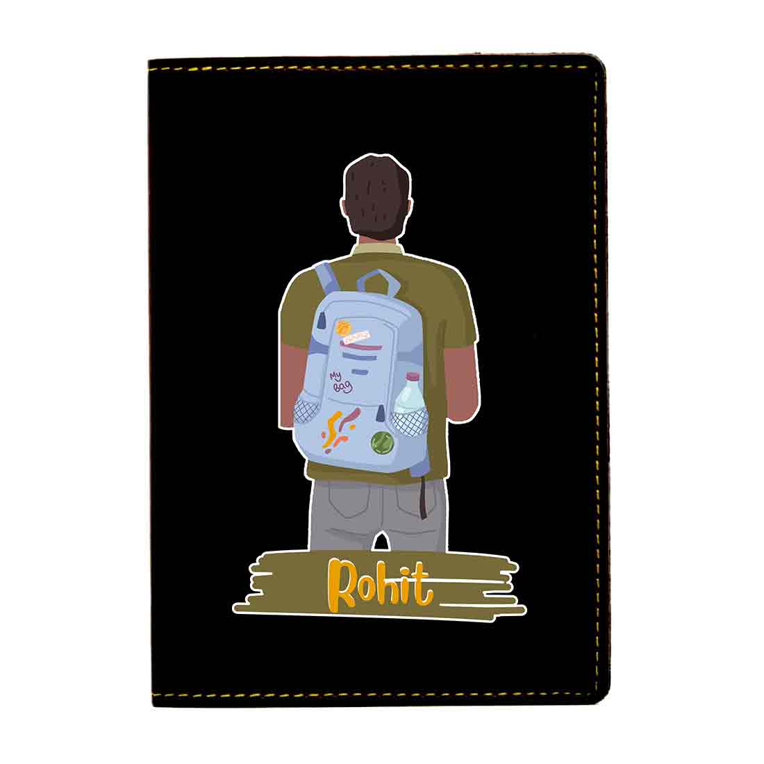 Passport Holder for Men PU Leather Custom Covers for Passports - Image 11