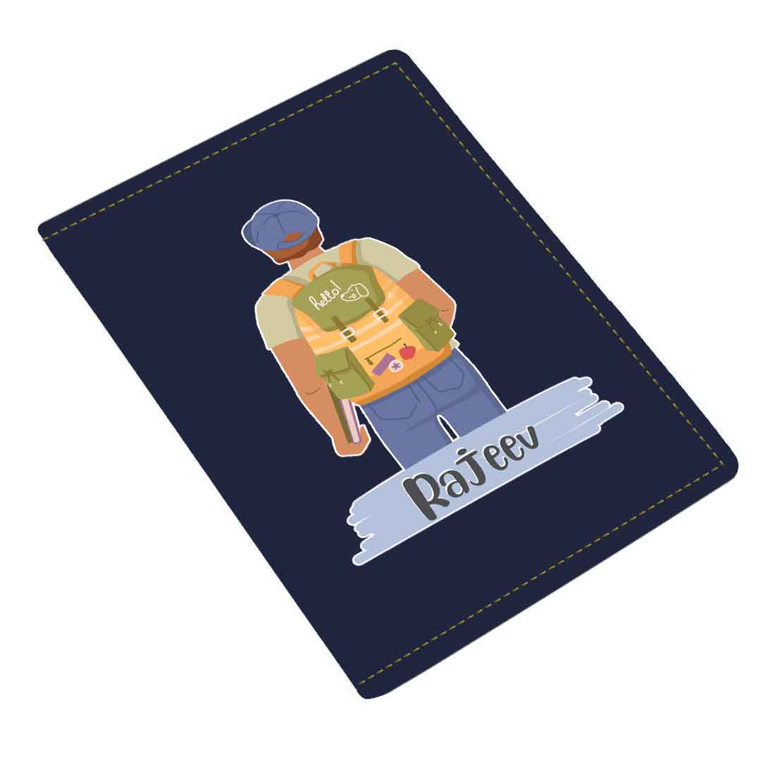 Passport Holder for Men PU Leather Custom Covers for Passports - Image 13