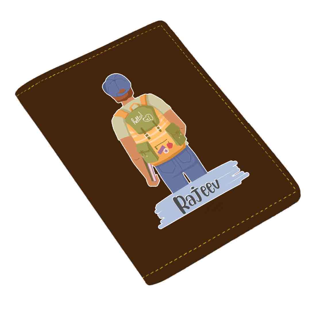 Passport Holder for Men PU Leather Custom Covers for Passports - Image 19
