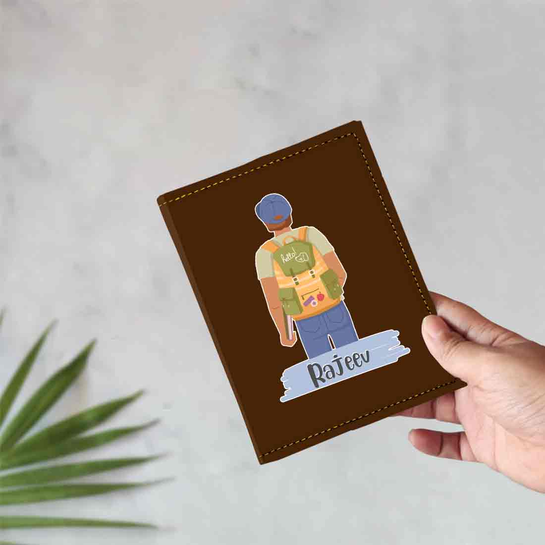 Passport Holder for Men PU Leather Custom Covers for Passports - Image 21