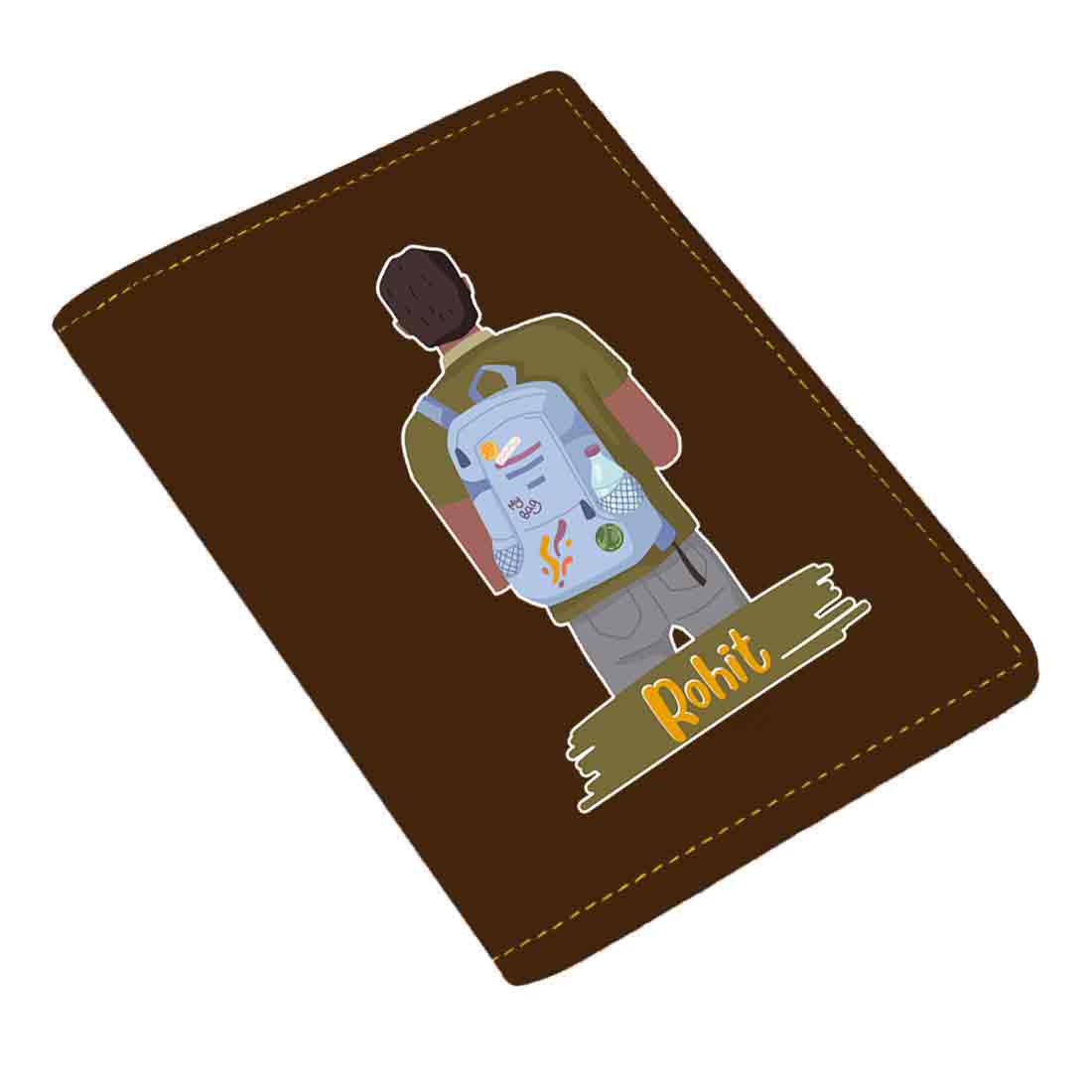Passport Holder for Men PU Leather Custom Covers for Passports - Image 24