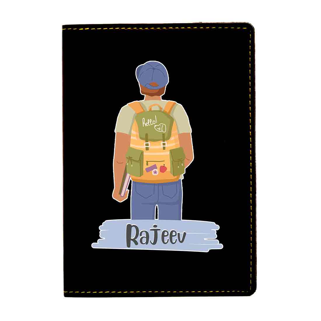 Passport Holder for Men PU Leather Custom Covers for Passports - Image 3
