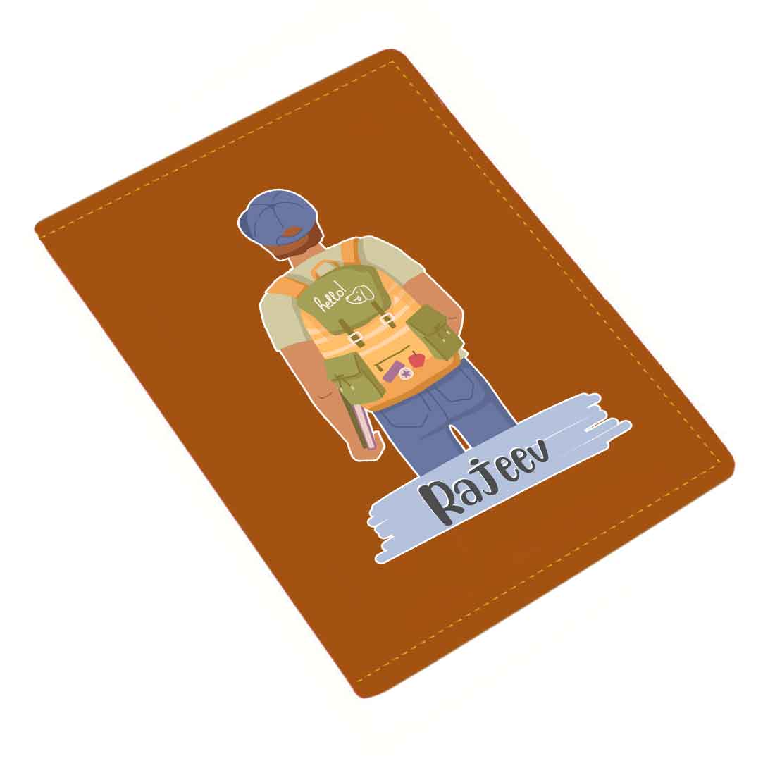 Passport Holder for Men PU Leather Custom Covers for Passports - Image 38