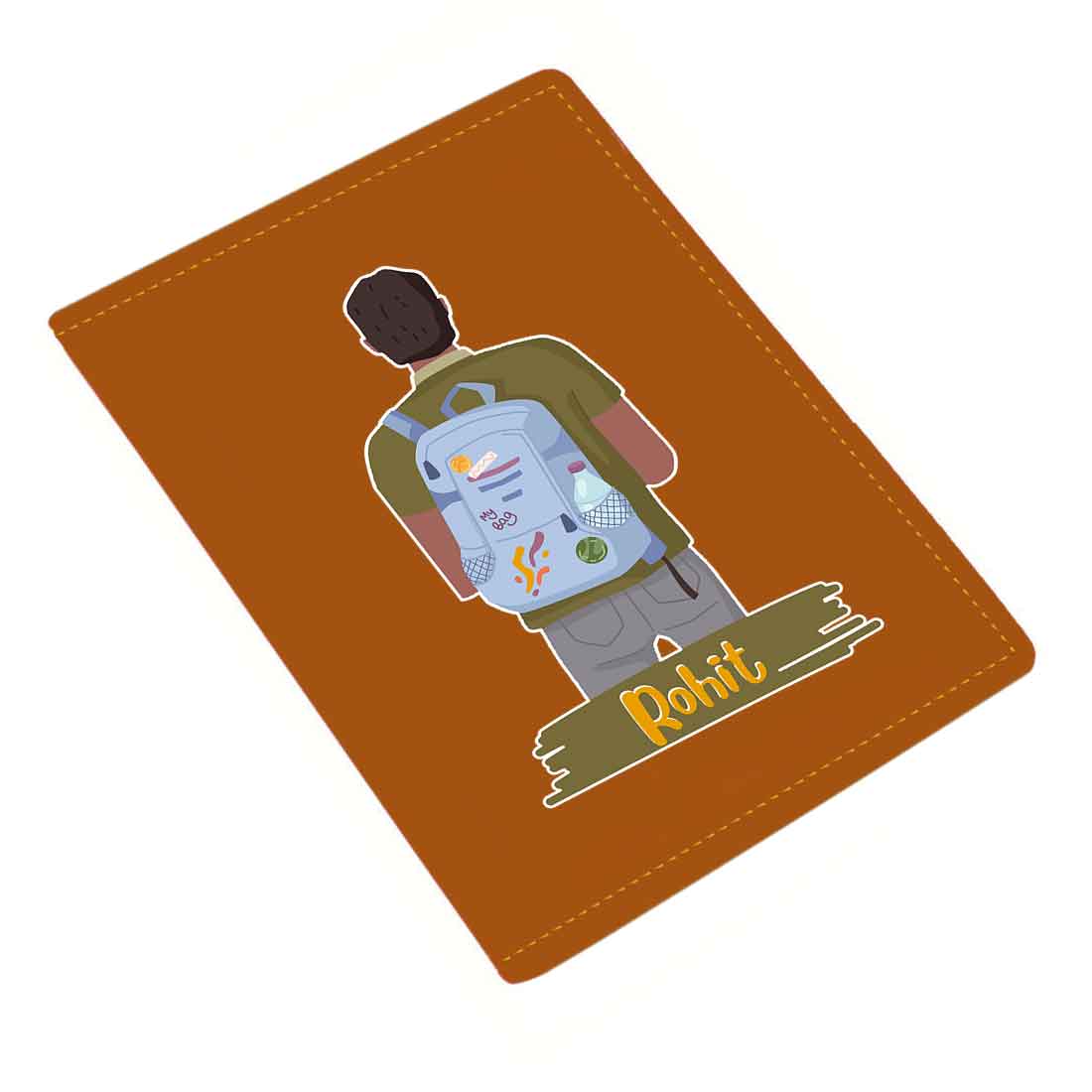 Passport Holder for Men PU Leather Custom Covers for Passports - Image 43
