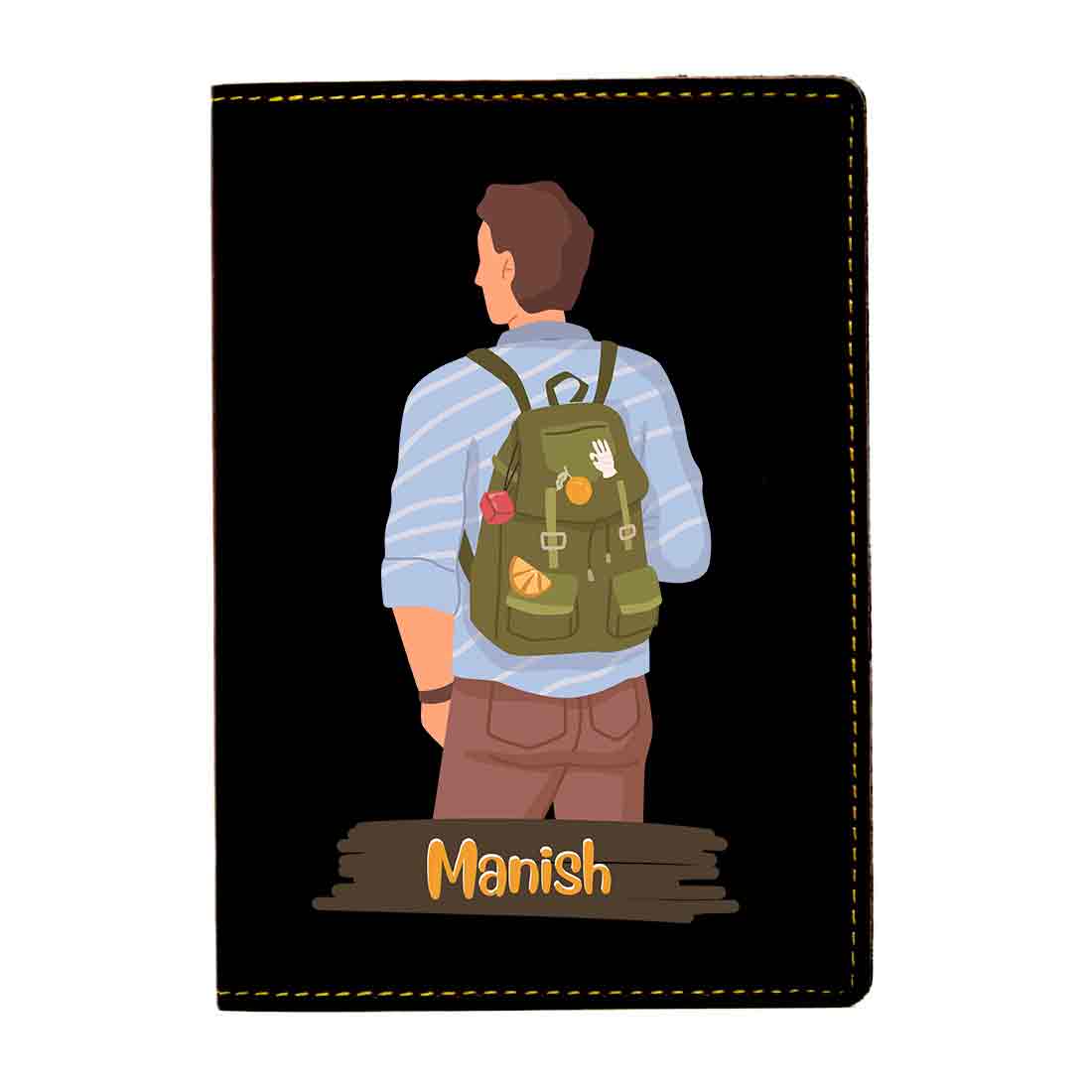 Passport Holder for Men PU Leather Custom Covers for Passports - Image 48
