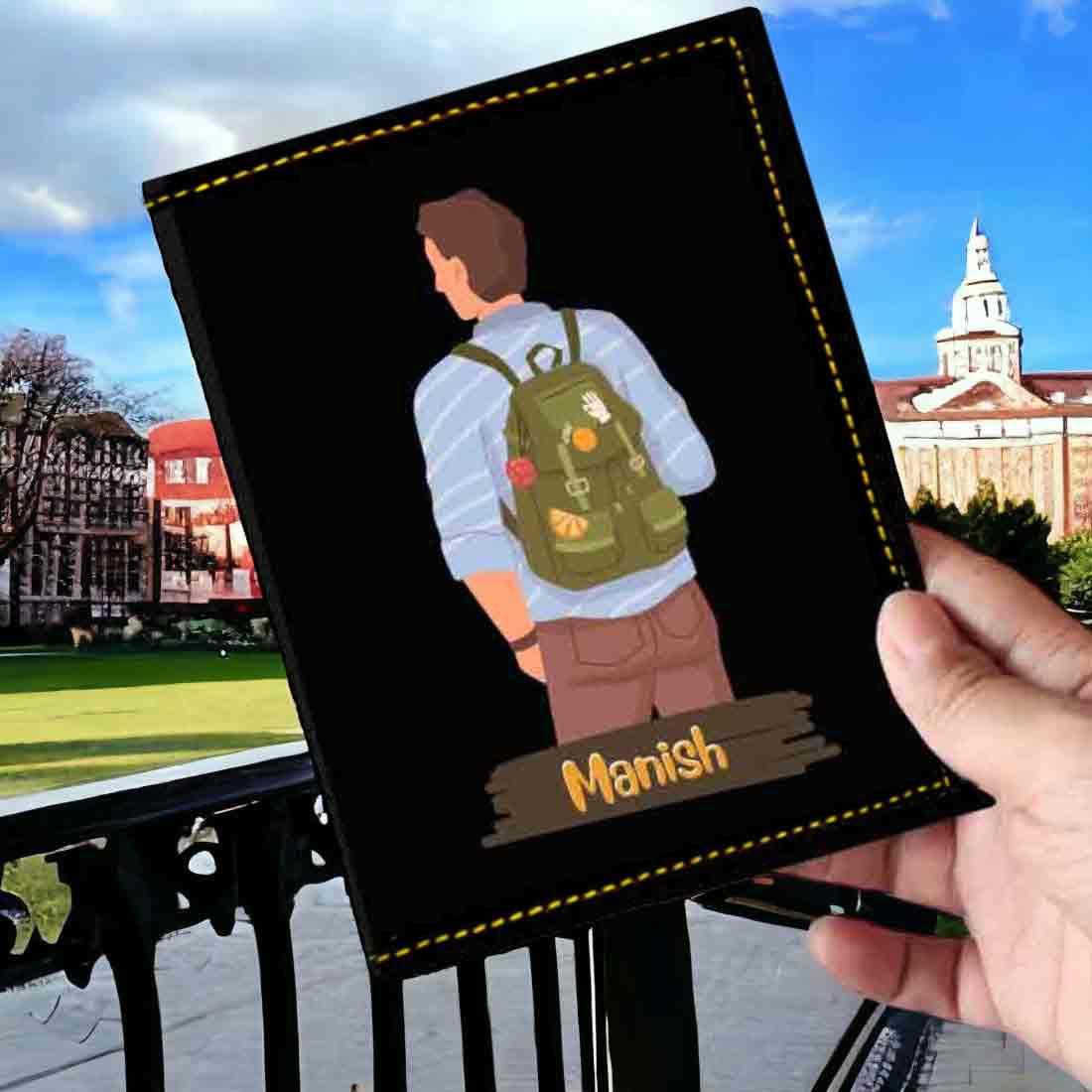 Passport Holder for Men PU Leather Custom Covers for Passports - Image 52