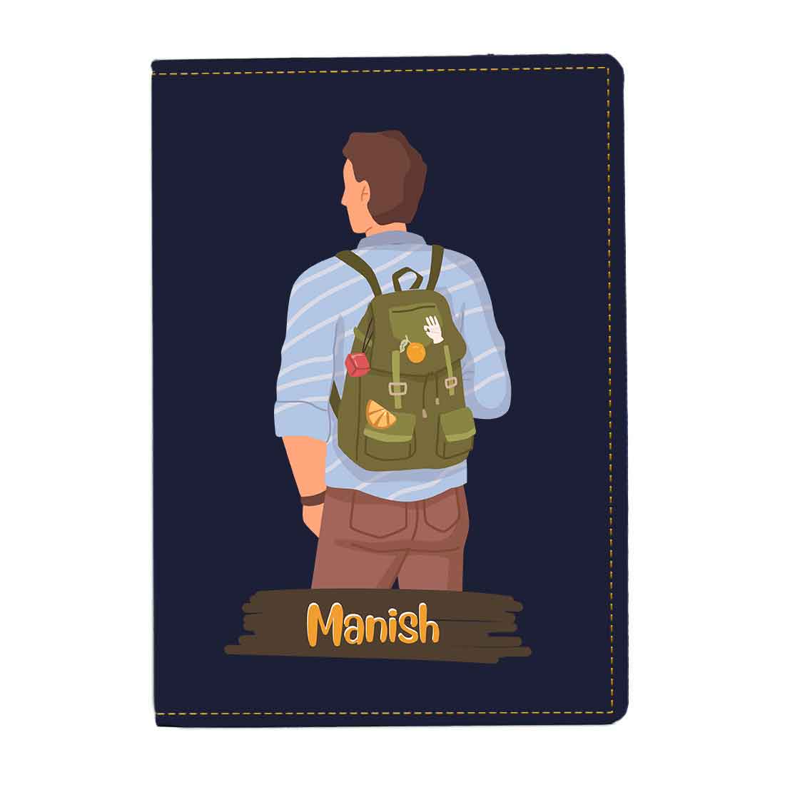 Passport Holder for Men PU Leather Custom Covers for Passports - Image 53