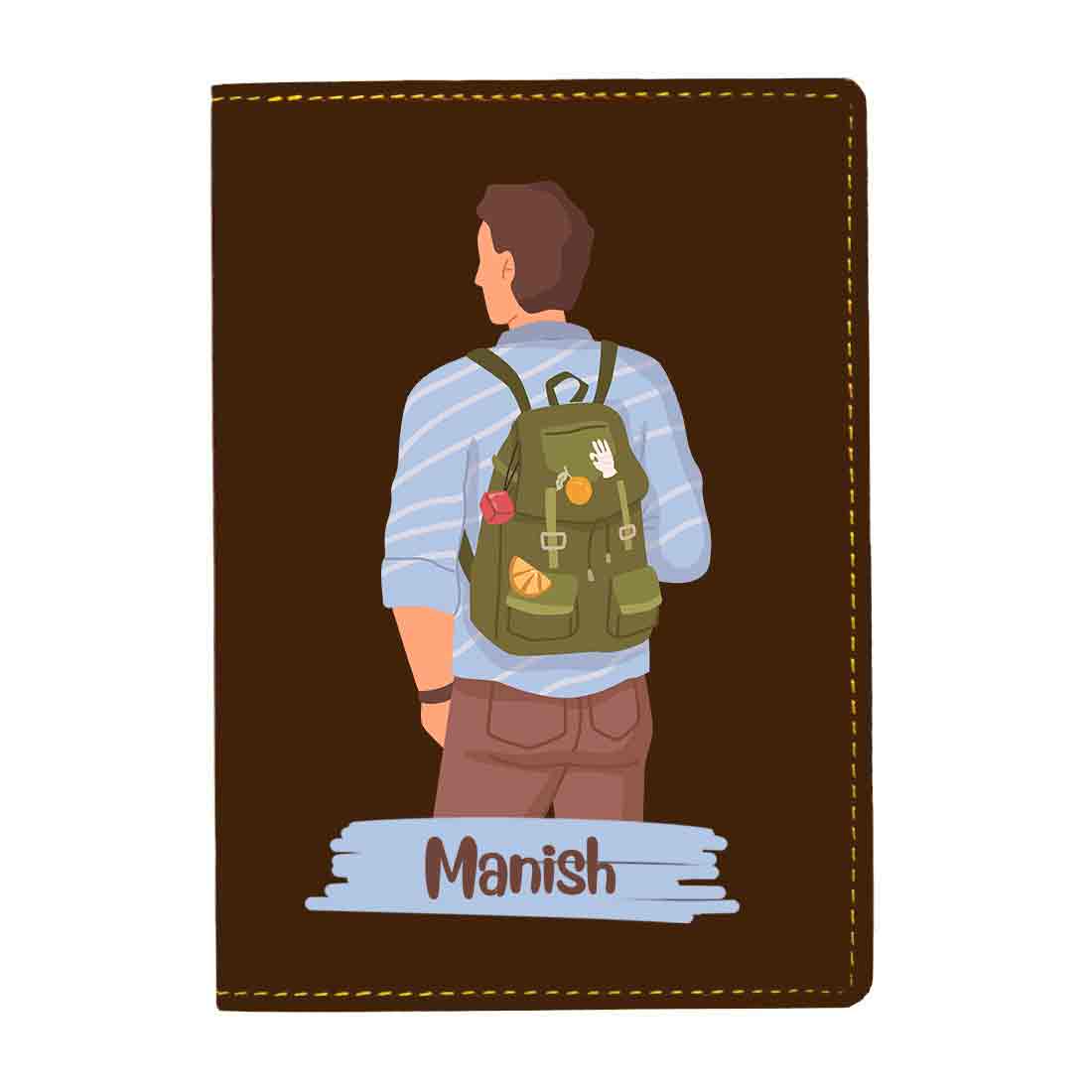 Passport Holder for Men PU Leather Custom Covers for Passports - Image 56
