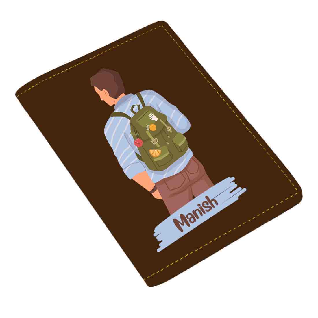 Passport Holder for Men PU Leather Custom Covers for Passports - Image 57
