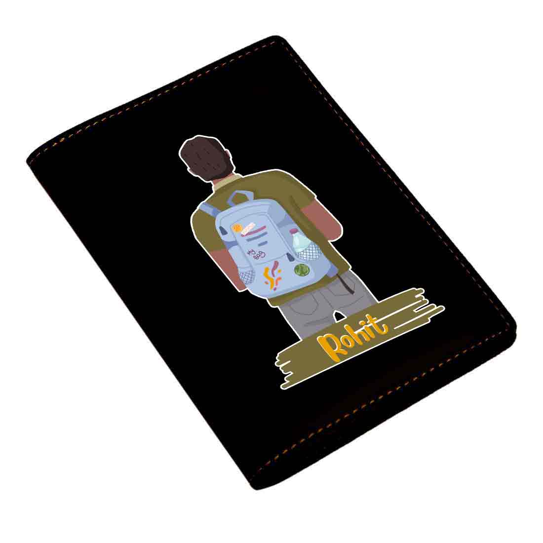 Passport Holder for Men PU Leather Custom Covers for Passports - Image 8