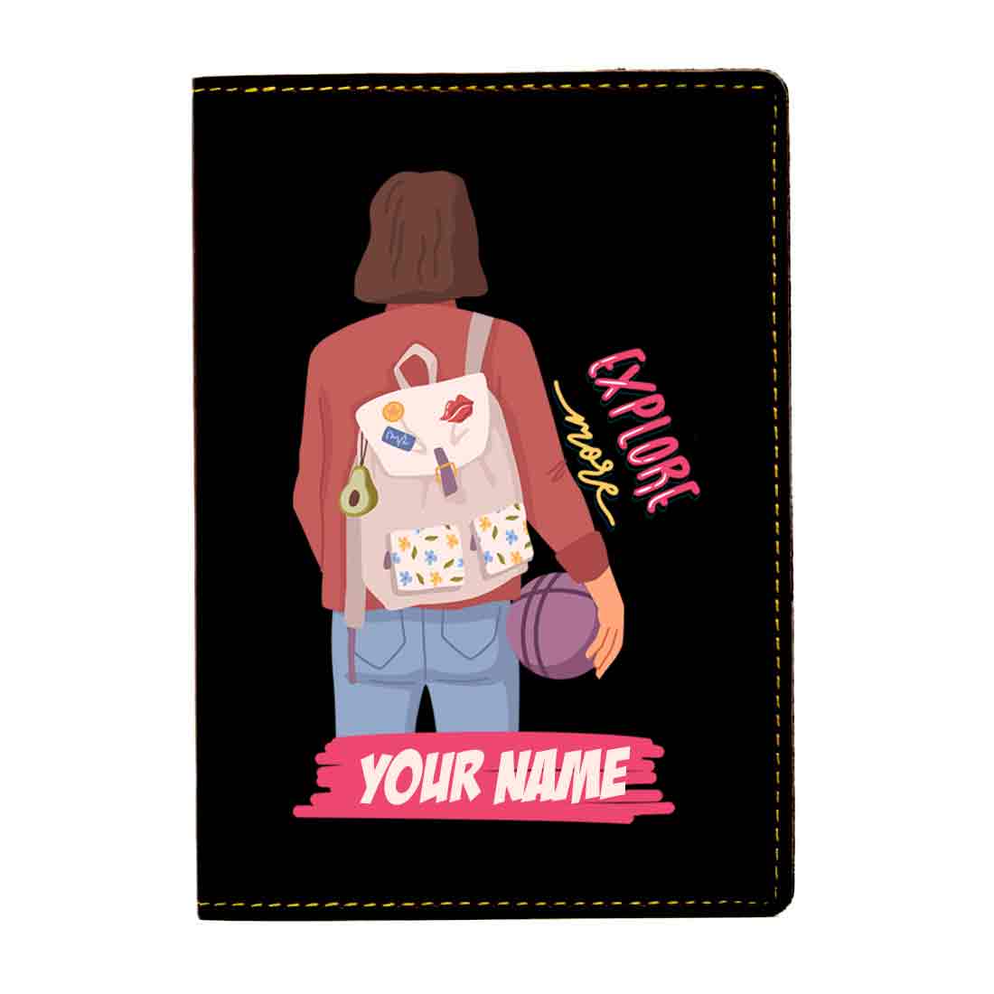 Passport Holder Women Faux Leather Custom Covers for Passports-Just Going - Image 15