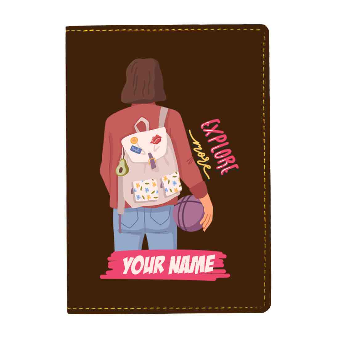 Passport Holder Women Faux Leather Custom Covers for Passports-Just Going - Image 22