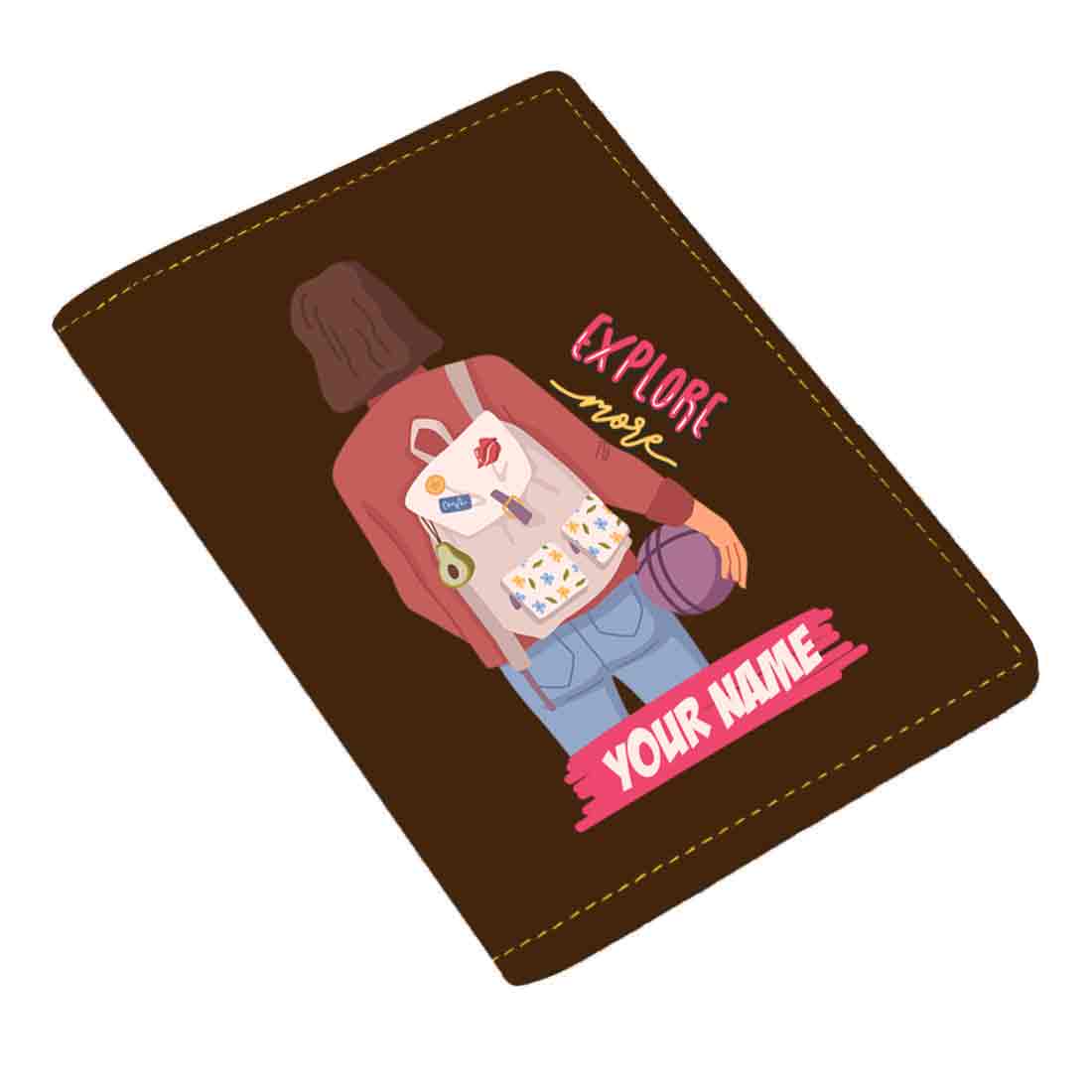 Passport Holder Women Faux Leather Custom Covers for Passports-Just Going - Image 23