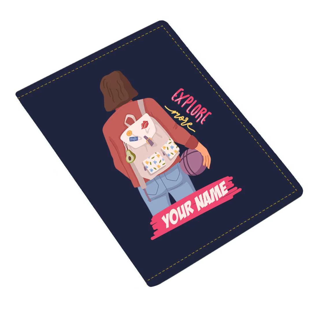 Passport Holder Women Faux Leather Custom Covers for Passports-Just Going - Image 7