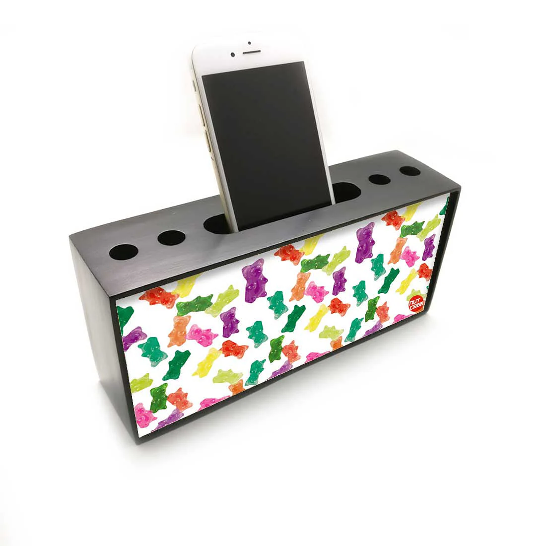 Pen Mobile Stand Holder Desk Organizer - Gummy Bear - Image 2