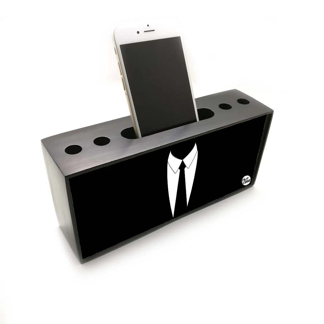 Pen Mobile Stand Holder Desk Organizer - Suit Up - Image 2