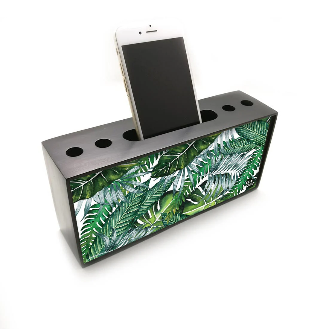 Pen Mobile Stand Holder Desk Organizer - Monstera - Image 2