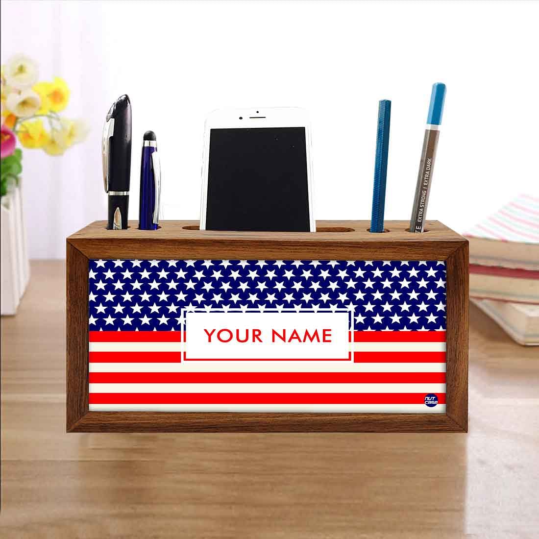 Custom Wooden organizer for desk - Shining Stars - Image 4