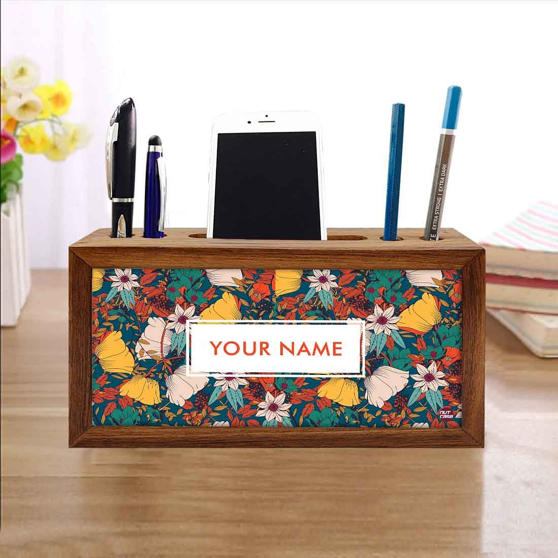 Personalized Wooden Desk Organizer - Elegance - Image 4